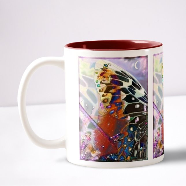 Elfin Moon Zweifarbige Tasse (Von Creator hochgeladen)