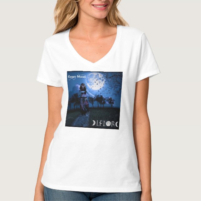 Elflore Sinti und Roma Moon CD T-Shirt (Vorderseite)