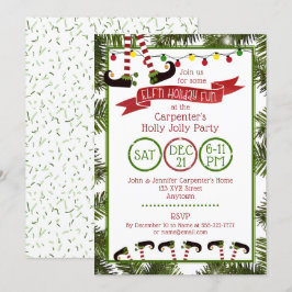 ELF'n Holiday Fun - Party Einladung