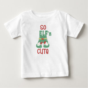 ELFn Niedliche Weihnachten Baby T-shirt