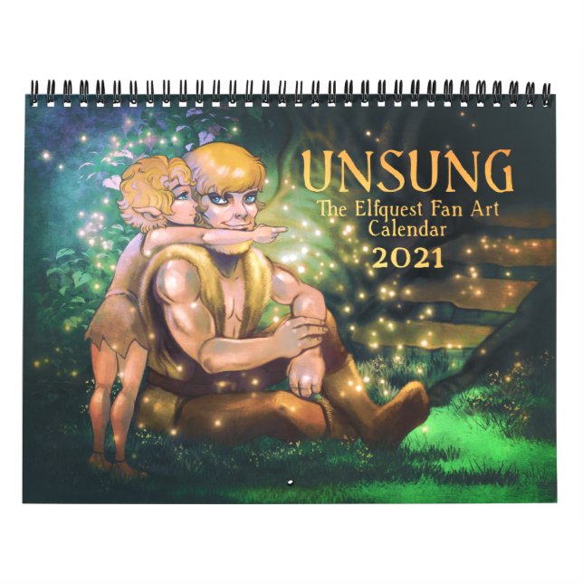 Elfquest 2021 Fan Art Calendar Kalender (Titelbild)