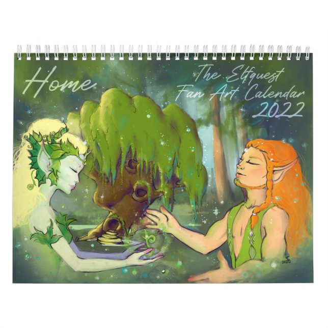 Elfquest 2022 Fan Art Calendar Kalender (Titelbild)