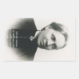 Elfrida Andrée Rechteckiger Aufkleber