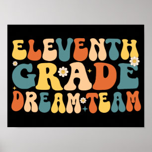Elfte Traummannschaft zurück zur Schule Poster
