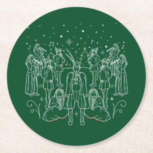 Elfter Weihnachtsfeiertag Untersetzer / Grüne