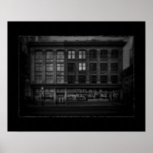 Elgin-Gebäude Nr. 1 mit Rand Poster