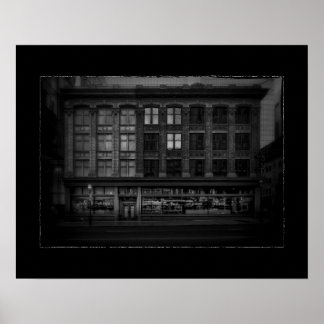 Elgin-Gebäude Nr. 1 mit Rand Poster