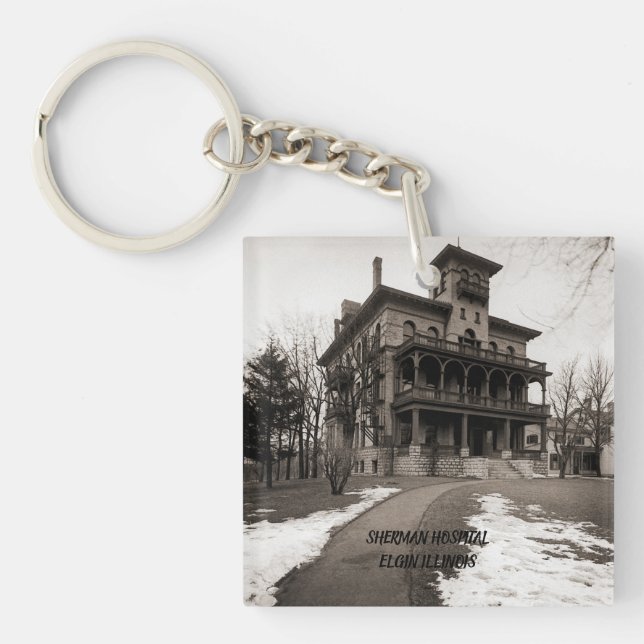 Elgin Illinois Circa 1890 Vintag Schlüsselanhänger (Vorderseite)