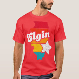 Elgin Illinois Vintag Distressed Souvenir 1 T-Shirt