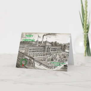 ELGIN NATIONAL WATCH COMPANY ELGIN ILLINOIS 1871 FEIERTAGSKARTE