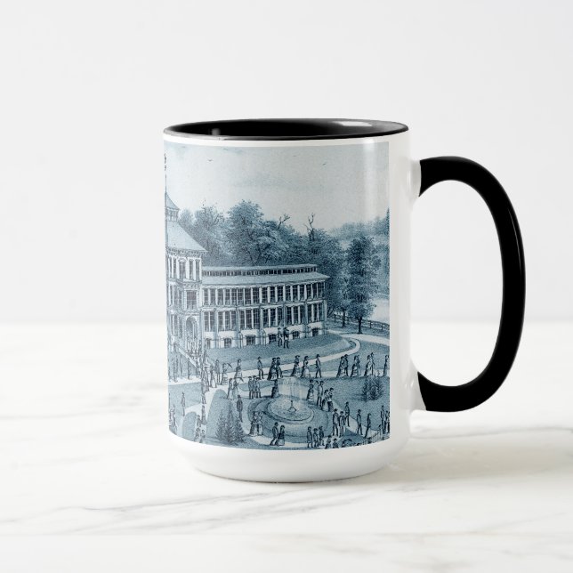 Elgin Watch Factory 1871 Image Elgin Illinois Tasse (Rechts)