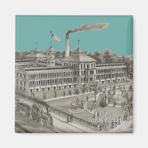 Elgin Watch Factory Elgin Illinois 1871 Magnet