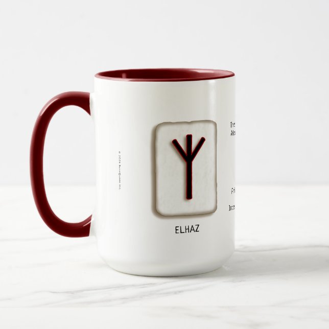 Elhaz RuneStone Tasse (Links)