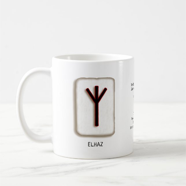 Elhaz RuneStone-Tasse Kaffeetasse (Links)