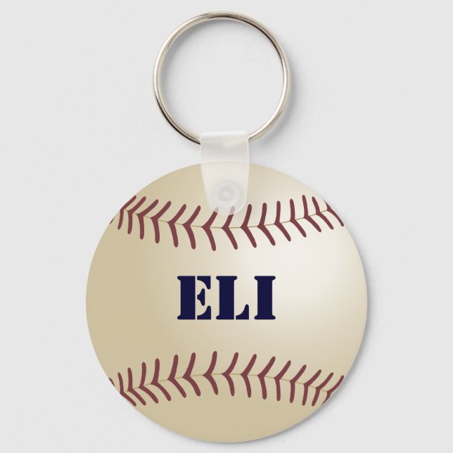 Eli Baseball Keychain von 369MyName Schlüsselanhänger (Vorderseite)