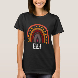 Eli Colorful Rainbow men Kindernamenidee T-Shirt