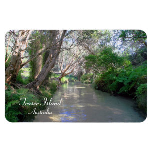 Eli Creek Fraser Island, Australia, Premium Magnet