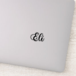 Eli Name - Handgeschriebene Kalligrafie Aufkleber