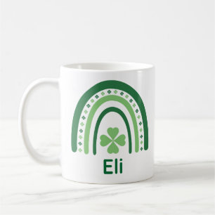 Eli Name Klee Boho Regenbogen Kaffeetasse