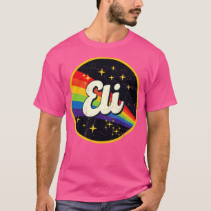 Eli Rainbow in Space Vintag GrungeStyle T-Shirt