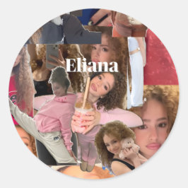 Eliana Kalogeras Collage Sticker