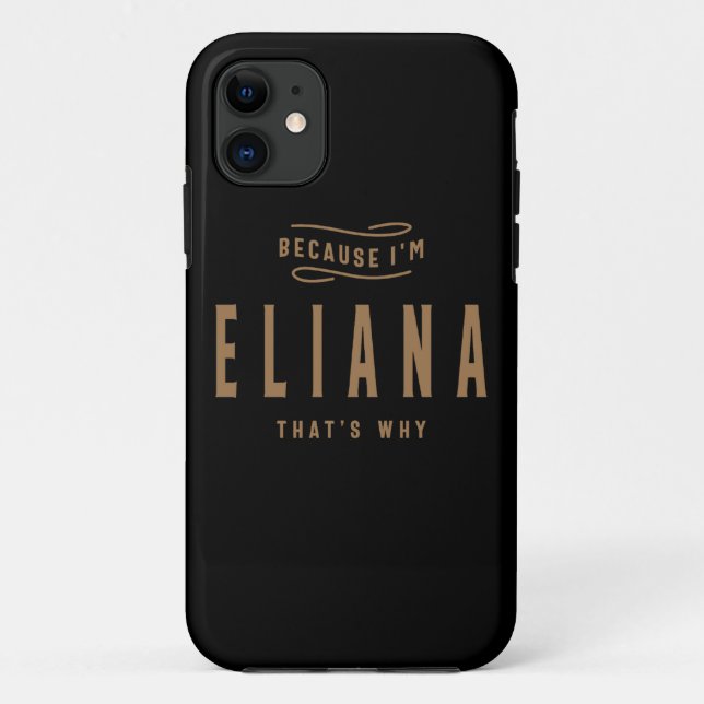 Eliana Name Personalisiert Geburtsname Eliana Case-Mate iPhone Hülle (Rückseite)