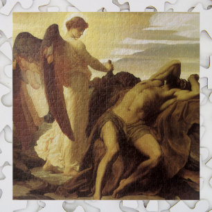 Elias in der Wildnis von Lord Frederic Leighton Puzzle