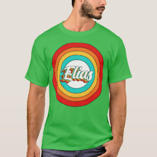 Elias Name Shirt Vintag Elias Circle