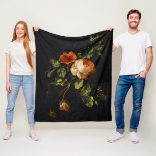 Elias van den Broeck, Stillleben mit Rose Fleecedecke