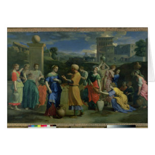 Eliezer und Rebecca an gut, 1648 (Öl auf canv