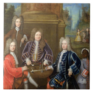 Elihu Yale (1648-1721) der zweite Herzog von Fliese