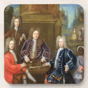 Elihu Yale (1648-1721) der zweite Herzog von Untersetzer