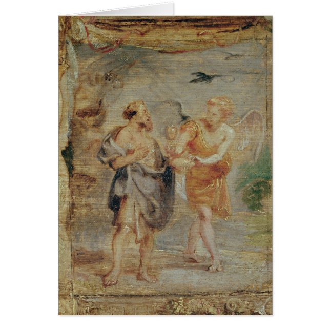 Elija, der Brot und Wasser von einem Engel (Vorne)