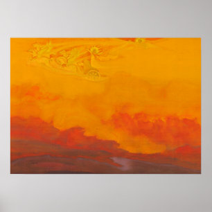 Elija, der Prophet von Nicholas Roerich Poster