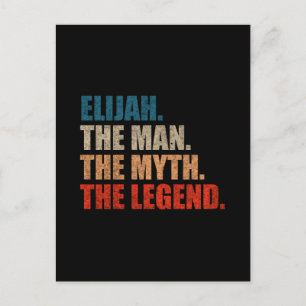 Elijah Der Mann Der Mythos Die Legende Postkarte