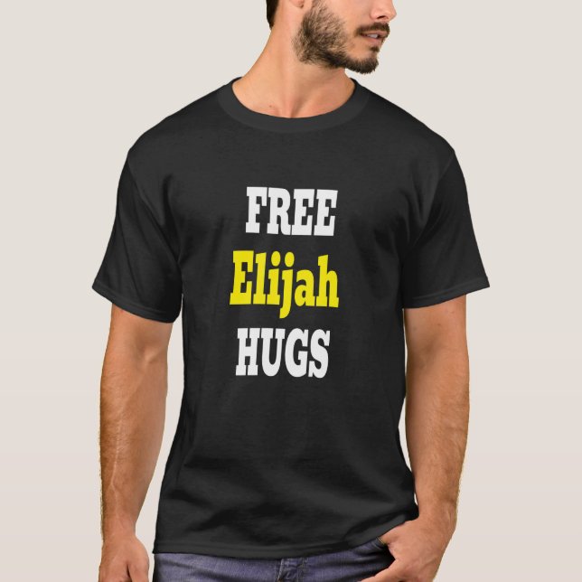 Elijah Hugs Uncle für Brother Best Elijah je Gra T-Shirt (Vorderseite)