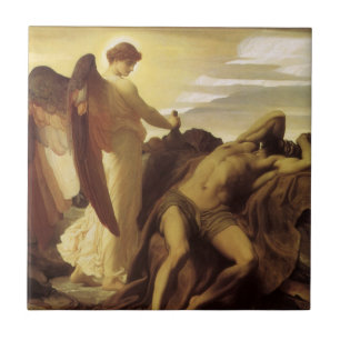 Elijah in Wilderness von Lord Frederic Leighton Fliese