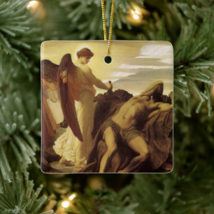 Elijah in Wilderness von Lord Frederic Leighton Keramikornament