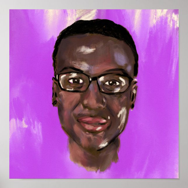 elijah mcclain Gemälde Poster (Vorne)