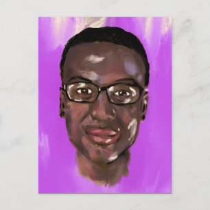 elijah mcclain Gemälde Postkarte