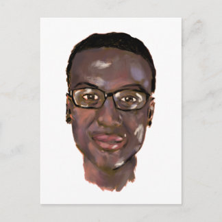 elijah mcclain Gemälde Postkarte