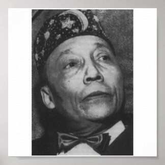Elijah Muhammad Gerahmt Poster