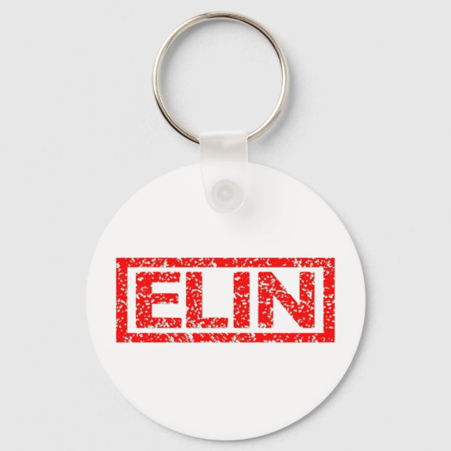 Elin Briefmarke Schlüsselanhänger (Vorderseite)