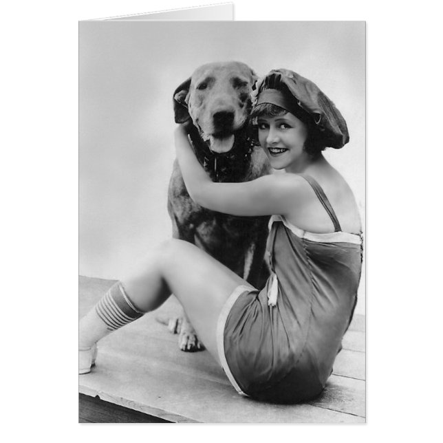 Elinor Field mit "Keystone Teddy" der Wunderhund (Vorne)