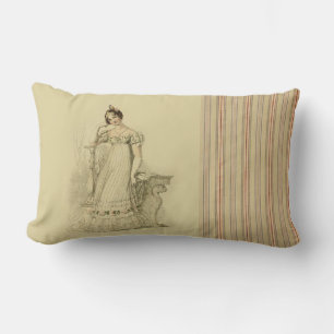 Elinor, Jane Austen inspiriert, Regency-Stil, Crem Lendenkissen