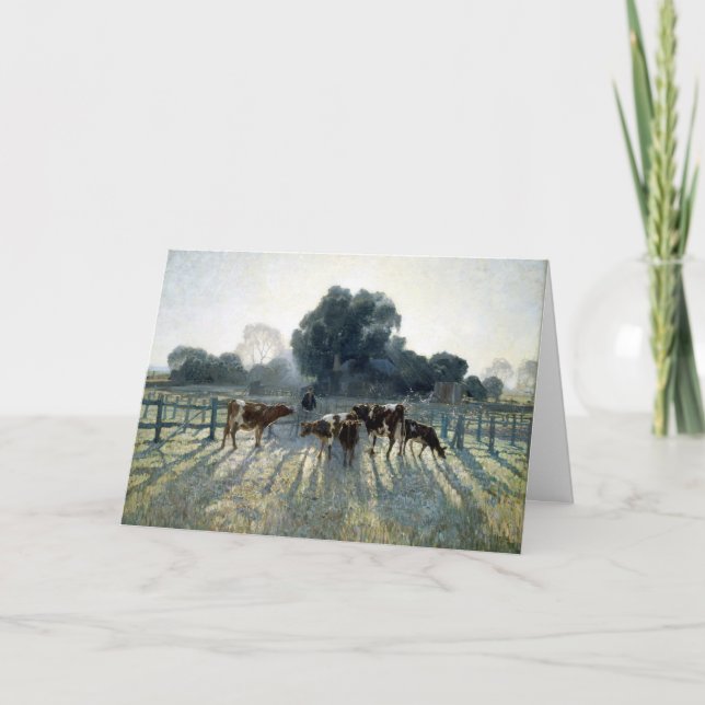 Elioth Gruner Spring Frost Karte (Vorderseite)
