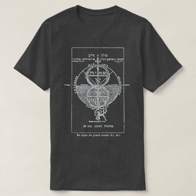 Eliphas Levi der Schlüssel zum großen Geheimnisvol T-Shirt (Design vorne)