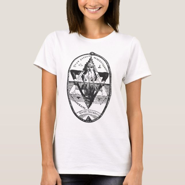 Eliphas Levi's Hexagram T-Shirt (Vorderseite)