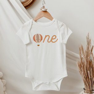 ELISA Terracotta Hot Air Balloon ONE 1st Birthday Baby Strampler