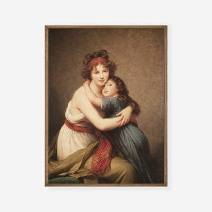 Elisabeth Le Brun Selbstportrait mit Tochter Poster